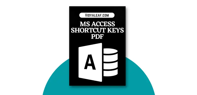 ms-access-shortcut-keys-pdf-download-vidyaleaf