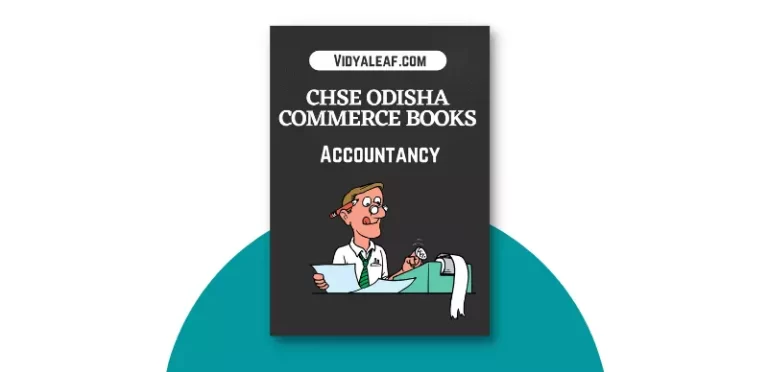 CHSE Odisha Plus Two Accountancy Book PDF