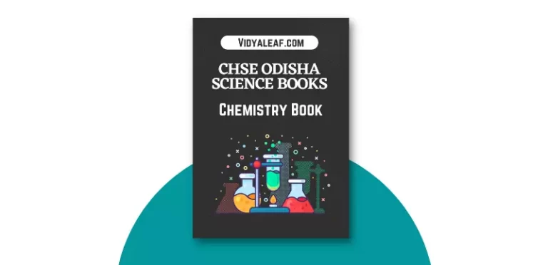 CHSE Odisha Plus Two Chemistry Book PDF