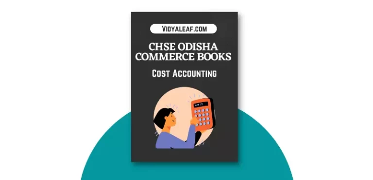 CHSE Odisha Plus Two Cost Accounting Book PDF