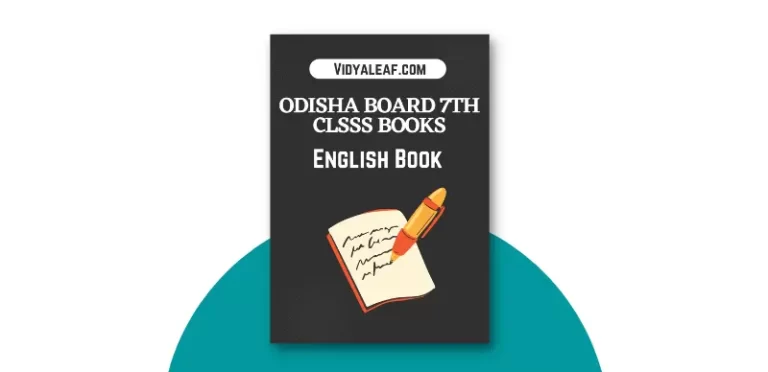 Odisha 7th Class English Book PDF Download