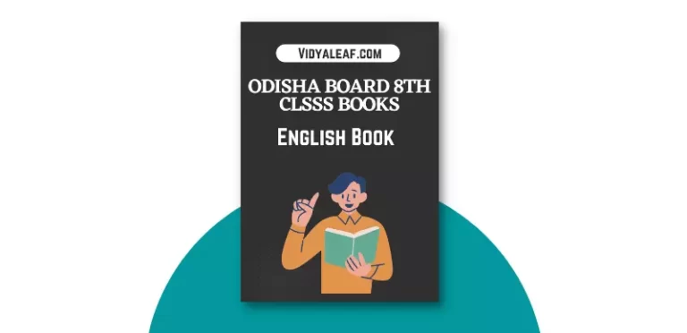 Odisha 8th Class English Book PDF