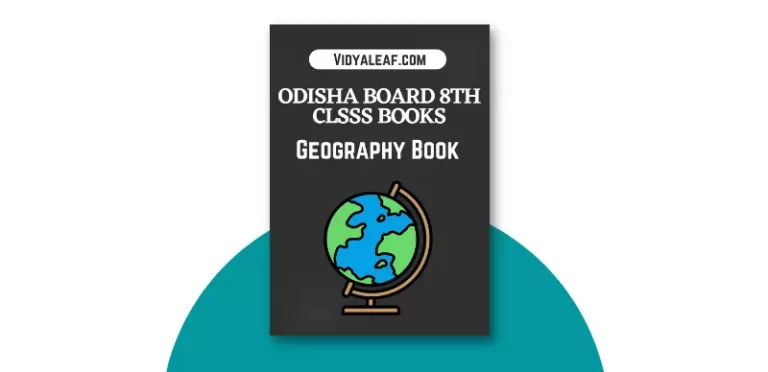 Odisha 8th Class Geography Book PDF