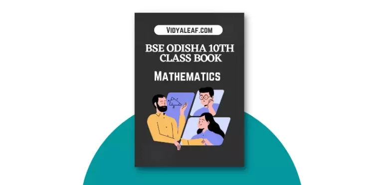 BSE Odisha 10th Class Maths Book PDF