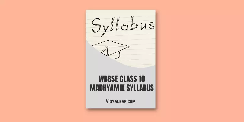 WBBSE 10th Class Madhyamik Syllabus PDF