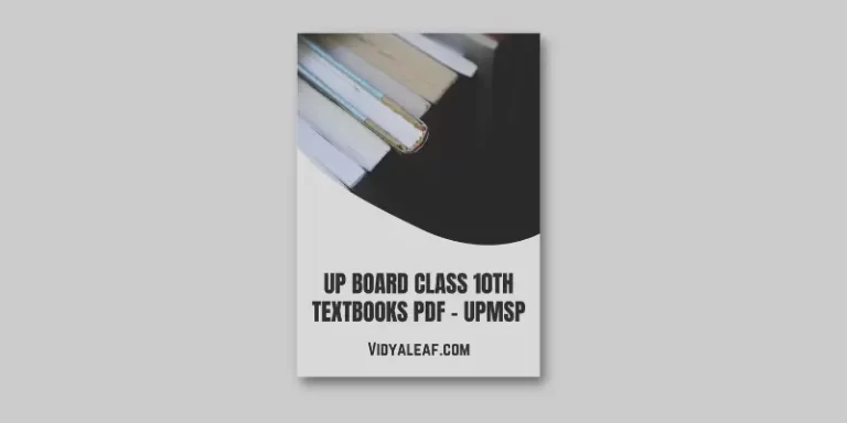 UP Board 10th Class Books PDF