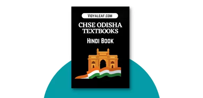 CHSE Odisha Plus Two Hindi Book PDF