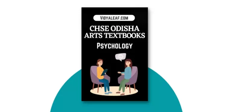 CHSE Odisha Plus Two Psychology Book PDF
