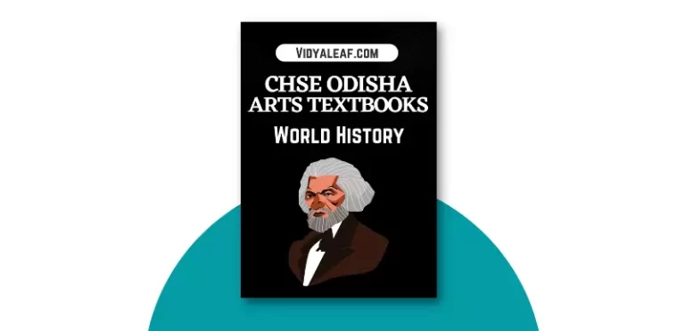 CHSE Odisha Plus Two World History Book PDF