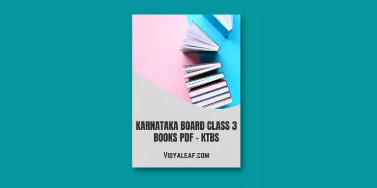 Karnataka KTBS Class 3 Books PDF