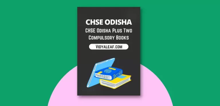 CHSE Odisha Plus Two Compulsory Books PDF