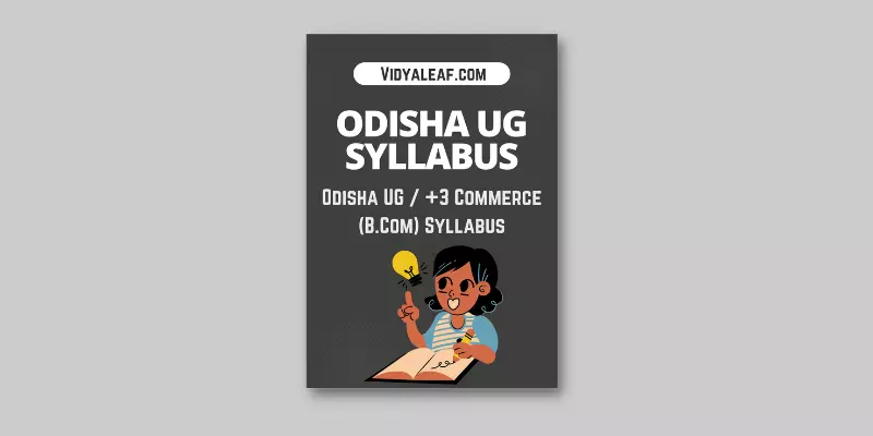Odisha UG Commerce BCOM Syllabus