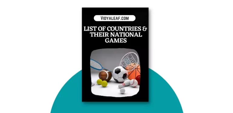 List of Countries And Their National Games PDF