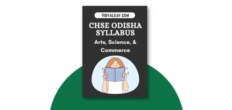 CHSE Odisha Syllabus PDF 2024-25 For +2 Arts, Science & Commerce
