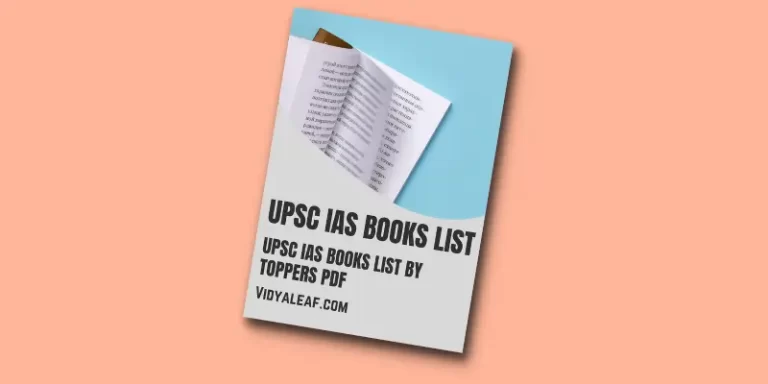 UPSC BOOKS 2022 IAS Books List By Toppers PDF