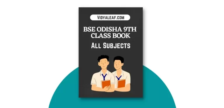 BSE Odisha 9th Class Books PDF